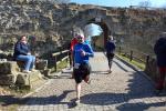 Stefan Sindermann auf dem R&uuml;ckweg von der Burgruine Regenstein.