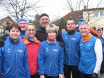 Die Gaensefurther Teilnehmer in Meisdorf v.l. Sylvia K&ouml;hn, Lutz Klau&szlig;, Claudia Meier, Petra Becker, Dirk Meier und Jens-Uwe B&ouml;rner.