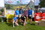 Sie waren beim 45. Harzger&ouml;der Klippenlauf mit dabei: Janine Wuwer, Diana Holzhauer, Daniel Wuwer, Henrik B&ouml;hme und Anja Ziegler (Bernburg) sowie Jens-Uwe B&ouml;rner (v.l.)