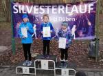 &Uuml;ber die 2 km-Distanz konnte sie sich die junge L&auml;uferin &uuml;ber den Sieg freuen.