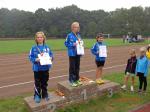 Die M&auml;dchen der Altersklasse w8 mit Laura Otto, Michelle Otto und Nina Ritter v.l. beherrschten im Weitsprung die Konkurrenz.