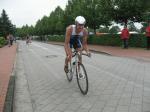 J&uuml;rgen Eisfeld f&uuml;hlte sich auf dem Fahrrad am wohlsten.