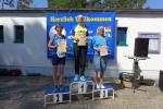 Christa F&uuml;mel (Altersklasse W65) ist mehr als fit und belegte in Angern wieder mal einen Podestplatz. Diesmal sollte es der zweite sein.