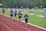 Im  800m Lauf der Altersklasse w8 lag Fabienne S&auml;misch lange in F&uuml;hrung. Zum Schlu&szlig; wurde sie Zweite, Michelle Dritte und Nina F&uuml;nfte.