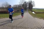 Harald und Christa F&uuml;mel (v.l.) absolvierten den 11. S&uuml;ppling-Cross-Lauf gemeinsam und hatten unterwegs viel Spa&szlig;. Bei der abschlie&szlig;enden Siegerehrung durften beide auf das Treppchen.