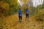 Sabine B&ouml;rner und Sylvia K&ouml;hn wieder unten in Thale, noch ein Kilometer bis zum Ziel