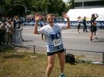 Nach 02:45:08 Stunden war Renate stolz und gl&uuml;cklich die 21,1 Kilometer geschafft zu haben.