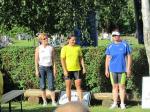 Annegret (l.) kr&ouml;nte ihre derzeitige Erfolgsserie beim Laufen und beim Triathlon nun auch mit Platz 2 der Gesamtwertung bei den Frauen im Quadratlon. 