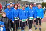 Vor dem Start: Claudia Meier, Sibylle Sch&auml;per, J&ouml;rg Sch&auml;per, Sylvia K&ouml;hn, J&ouml;rg Eisfeld, Katrin Krebs, Petra Becker, Dirk Meier, Sabine B&ouml;rner, Lutz Klau&szlig; und Jens-Uwe B&ouml;rner (v.l.)