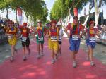 Zieleinlauf nach 5:58 Stunden. Zieleinlauf nach 5:58 Stunden.