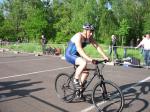 Andreas Sprechert ben&ouml;tigte 35:11 Minuten zum Radfahren.