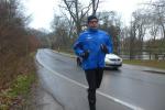 Andreas Otto auf einem kurzen Stra&szlig;enabschnitt.
