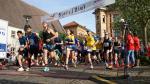 Rinaldo Schielke (2.v.l.) von den Bode-Runners belegte &uuml;ber die Zehn- Kilometer-Distanz Platz f&uuml;nf. Foto: Alexander Wegener