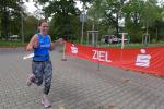Zieleinlauf f&uuml;r Janine Wuwer.