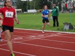 Beim Endlauf k&auml;mpft Alina und holt sich Platz 3 mit neuer PB. 