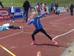 Mit 20,44 Meter wurde Fabienne S&auml;misch (w9) Sechste.