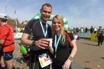 Janko Schlenker und Freundin Diana Rüdiger-Kunzemann belegten bei ihrem Marathondebüt Platz 1 in ihren Altersklassen. Janko Schlenker und Freundin Diana Rüdiger-Kunzemann belegten bei ihrem Marathondebüt Platz 1 in ihren Altersklassen.