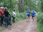 In Vorbereitung auf den F&uuml;nf-Seen-Lauf in Schwerin am n&auml;chsten Wochenende riskierten Dirk Meier und J&ouml;rg Sch&auml;per nichts und genie&szlig;en sichtlich den Lauf.