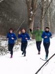 Ohne den Blick auf Platzierungen und Zeiten l&auml;sst sich der Lauf in klarer Winterluft so richtig genie&szlig;en.