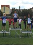 Große Freude über Platz 2 im 800m Lauf. Große Freude über Platz 2 im 800m Lauf.