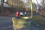 Der Landschaftpark am Stadtrand bot den L&auml;ufern einen anspruchsvollen Rundkurs.