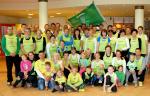 Starter der Laufgruppe 'B&ouml;rdel&auml;ufer'. Mit dabei vier Bode-Runners der Gaensefurther Sportbewegung auf der Halbmarathondistanz und F&uuml;nf-Kilometer-Strecke. 