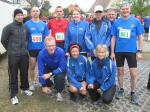Einige der Gaensefurther Teilnehmer v.l.h. Detlef Sch&auml;fer, Michael Karg, Dirk Meier, Renate Liedtke, Ina Sch&ouml;ler, Jens-Uwe B&ouml;rner, Lutz Klau&szlig;, v.l.v. J&ouml;rg Eisfeld, Sabine B&ouml;rner, Petra Becker.