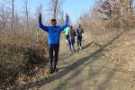 „Viel Spa&szlig;“ w&uuml;nschte Walker Josef Hindricks, der seine fast 14 Kilometer so gut wie hinter sich hatte. „Das ist nicht der letzte Berg!“, gab Hindricks einen Ausblick auf das, was da noch kommen sollte.
