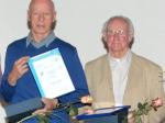 J&uuml;rgen Eisfeld (l.) wurde mit 559 Stimmen Dritter in der Kategorie 'Sportler'.