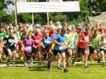 142 L&auml;ufer gingen beim 14. Lauf um den Hain in Giersleben an den Start. Foto: Dennis Uhlemann, Volksstimme
