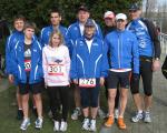 Die Teilnehmer unseres Vereins am 14. Regensteinlauf in Blankenburg v.l. Jens-Uwe B&ouml;rner, Felix G&ouml;res, Dirk Meier, Lisa Lo&szlig;, Henning Kaufmann, Petra Becker, Ina Sch&ouml;ler, Detlef Sch&auml;fer, Steffen Sch&ouml;ler. Es fehlen Jana Berger und Petra Kaufmann.