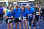 Sabine B&ouml;rner, Jens-Uwe B&ouml;rner, Sylvia K&ouml;hn, Lutz Klau&szlig; nach 25 Kilometern gl&uuml;cklich im Ziel.