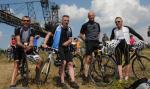 Steffen Sch&ouml;ler, Michael Barteld, Olaf Moch und Ralf Rosenmeier legten 160km von Sta&szlig;furt mit dem Fahrrad zur&uuml;ck und unterst&uuml;tzten ihre Teamkollegen.