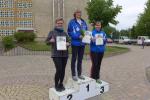 Kathleen Mahler hat an den Steigungen durchgezogen. Daf&uuml;r konnte sie sich in ihrer Altersklasse W40 den dritten Platz &uuml;ber 11,4 Kilometer sichern.