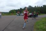 W&auml;hrend die Gaensefurther L&auml;ufer gerade die Niegripper Doppelschleuse passiert hatten, war der Deutsche Marathonmeister Frank Schauer bereits wieder auf dem R&uuml;ckweg