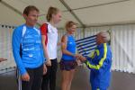 &Uuml;ber die 9 km-Distanz standen mit Triathletin Stefanie Nowak (2.) und Kirsten Geist (3.) gleich 2 Gaensefurther auf dem Podest. 