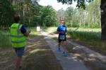 J&uuml;rgen G&uuml;nther ist im schattigen B&uuml;rgerholz &uuml;ber 10,6 Kilometer unterwegs.