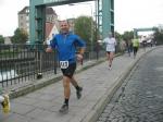 Triathlet Thomas Vetter  macht das Laufen sichtlich Spa&szlig;.