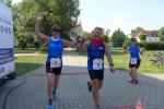 Harald F&uuml;mel (re.) hatte seiner Frau ein gemeinsames, ruhiges Sonntagsl&auml;ufchen versprochen und bis in das Ziel sein Versprechen gehalten.