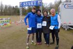 Stefan Otto, Sabine B&ouml;rner, Hilde Gaede und Jens-Uwe B&ouml;rner vor dem Start (v.l.)