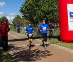 Harald F&uuml;mel und Lutz Klau&szlig; kamen gemeinsam auf Platz 5 nach 12 km ins Ziel.