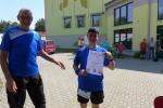 J&ouml;rg Sch&ouml;nherr freut sich &uuml;ber seinen AK-Sieg &uuml;ber 6,5 km-