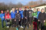 Die Gaensefurther L&auml;ufer mit Lauffreunden vor dem Start v.l.Sabine B&ouml;rner, Margit Homuth (G&uuml;sten), Jana Berger, Martin Rottstegge (Bernburg), Petra Becker, Nico Mahler, Silvia B&auml;rwolf (Bernburg), Kathleen Mahler, Renate Liedtke, Jan Zaschke, Michael Gensch (Bernburg), Christina Spangenberg (Bernburg), Jens-Uwe B&ouml;rner, Anna Homuth (G&uuml;sten)
