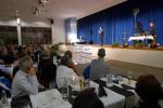 Der frisch gebackene Pr&auml;sident des Leichtathletik-Verband Sachsen-Anhalt e.V., Andreas Broska, hielt eine emotionale Er&ouml;ffnungsrede.