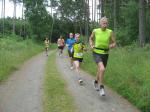 Die 13,5 Kilometer lange Strecke f&uuml;hrte durch Haldenslebens waldreiche Umgebung.