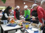 L&auml;uferfr&uuml;hst&uuml;ck bei den Sta&szlig;furter Stadtwerken.
