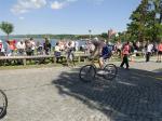Die 20 Kilometer lange Radstrecke f&uuml;hrte gr&ouml;&szlig;tenteils &uuml;ber die B80.