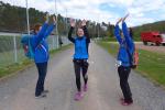 Sylvia K&ouml;hn nach 51 Kilometern Harzquerung in Nordhausen im Ziel.