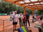 Herren 60 Siegerehrung v.l. Ingo Becker, Herbert Mandel (Pl.1), Reiner Christoph (Pl. 2)- alle GSB, Frank Zahn (Schubert Motors Bernburg). Herren 60 Siegerehrung v.l. Ingo Becker, Herbert Mandel (Pl.1), Reiner Christoph (Pl. 2)- alle GSB, Frank Zahn (Schubert Motors Bernburg).