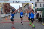 Finish für Renate Liedtke, die ein beherztes Rennen über zehn Kilometer ablieferte. Platz eins in ihrer Altersklasse W65 war ihr sicher. Finish für Renate Liedtke, die ein beherztes Rennen über zehn Kilometer ablieferte. Platz eins in ihrer Altersklasse W65 war ihr sicher.